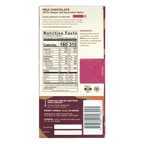 Pure Chocolate Milk bar with ginger and speculaas spice, maroon wrapper