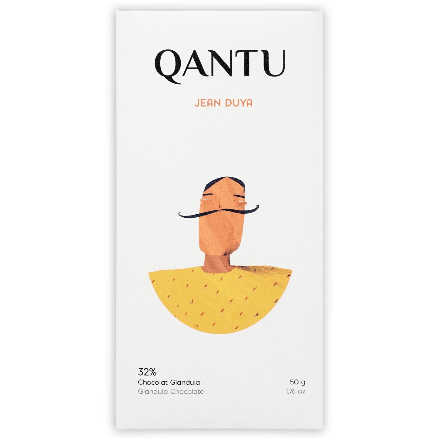 Qantu Chocolate Jean Duya 32% w/ Piedmont Hazelnuts