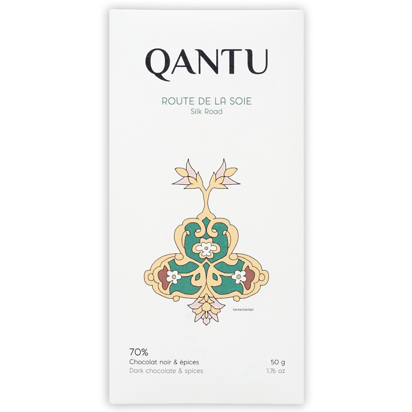 Qantu Chocolate Silk Road (Dark Chocolate w/ Spices) 70%