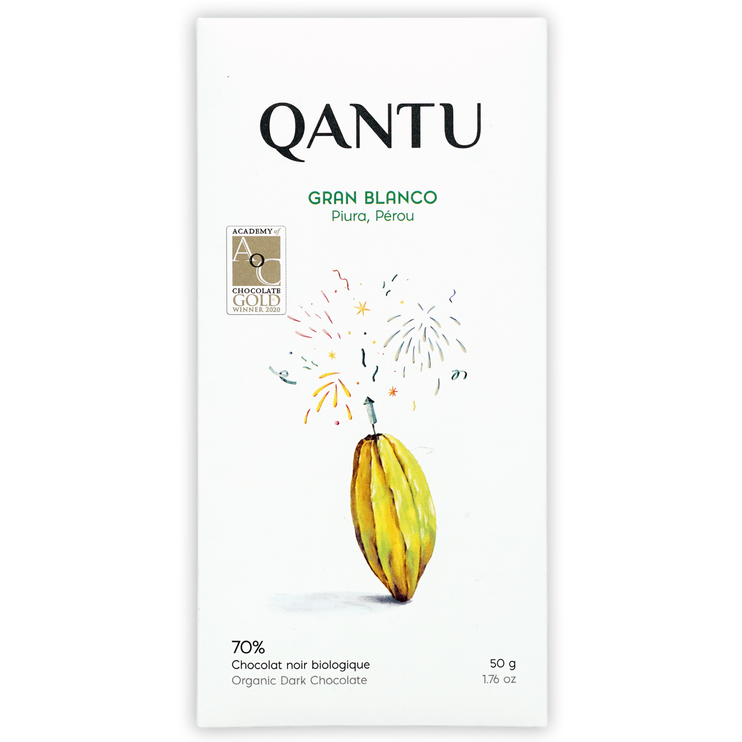 Qantu Chocolate Gran Blanco 70%