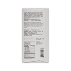 Back of the white Qantu IPA Style box, French and English text, cacao origin Morropon Piura Peru, nutrition facts, barcode.