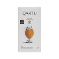 White Qantu box with a painted beer glass and tiny figures, reading IPA Style, 60% Hops Infused Dark Milk Chocolate, 50 g.