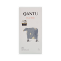 Qantu Oh La Vache! 60% dark milk chocolate bar, cream box with a spotted cow illustration, 50g