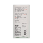 Back of Qantu Oh La Vache! box, French and English text, ingredients and nutrition facts