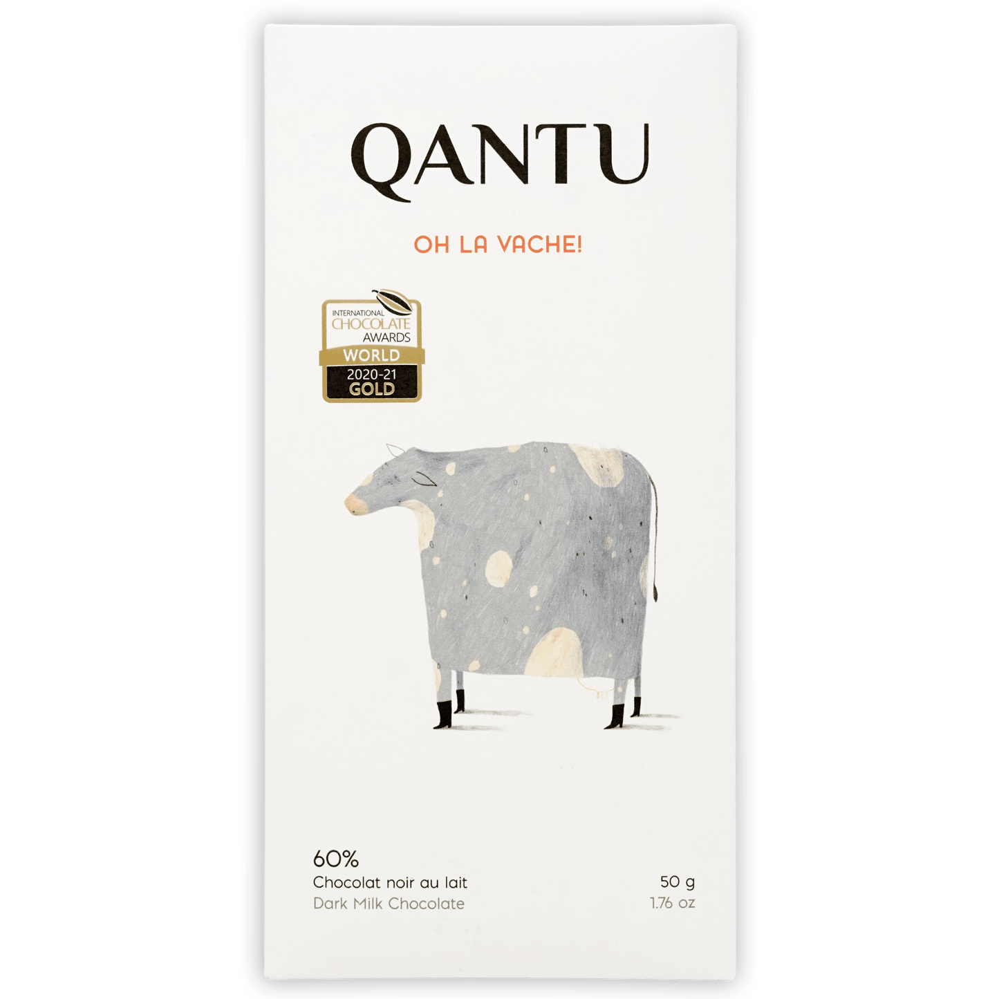 Qantu Chocolate Oh La Vache! Dark Milk 60%