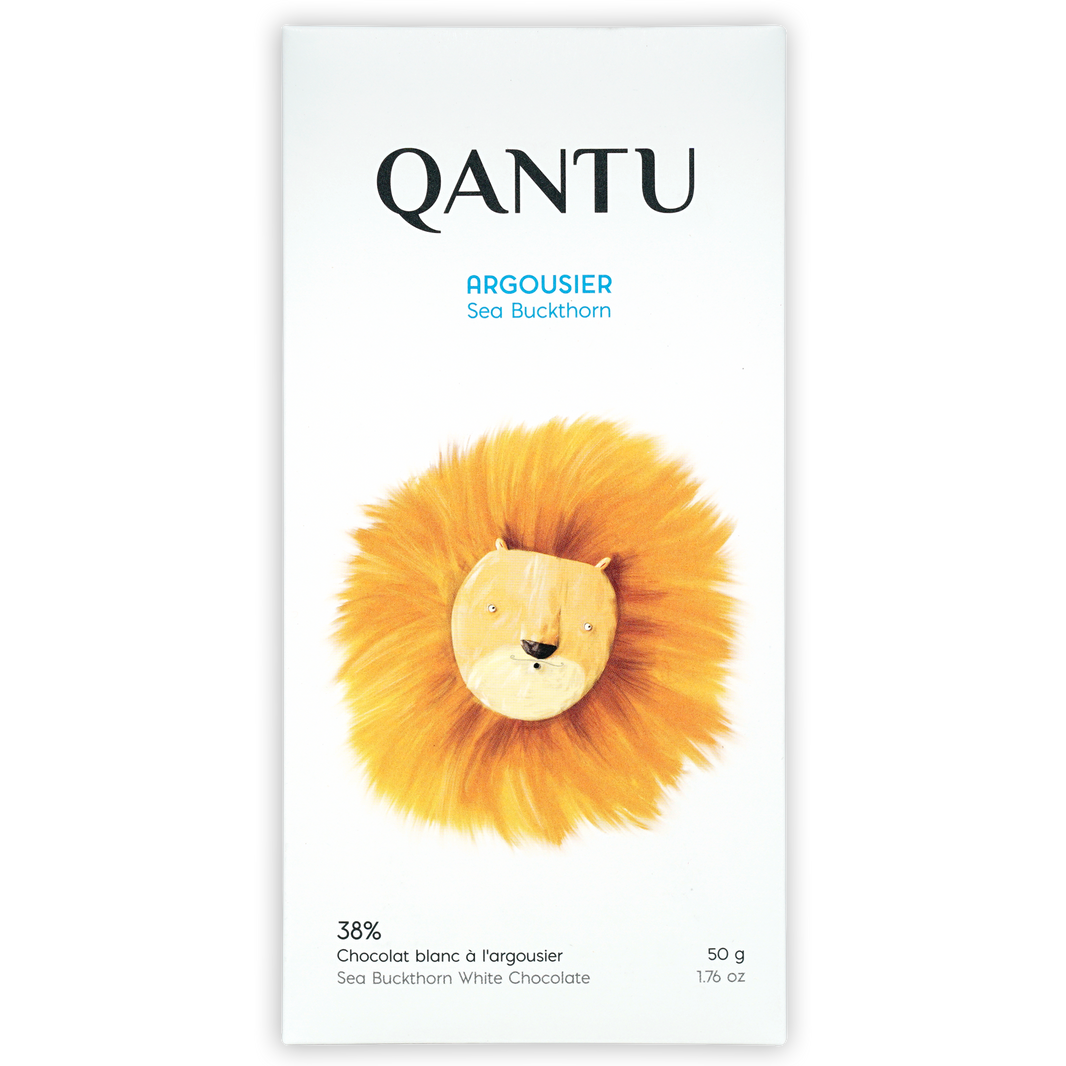 Qantu White Chocolate w/ Sea Buckthorn 38%