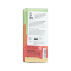 Raaka Apple Crisp 60% Chocolate Bar back wrapper with ingredients