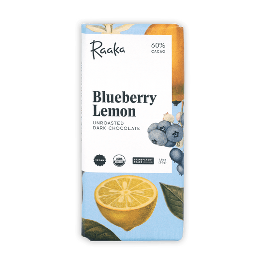 Raaka Blueberry Lemon Chocolate  60% (Seasonal)