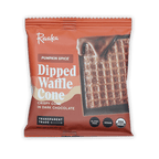 Raaka Pumpkin Spice Dipped Chocolate Waffle Cone (Limited Batch)