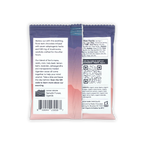 Raaka Mellow Moon 64% dark chocolate bar with pink-purple gradient and adaptogenic herbs