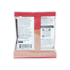 Raaka Gingerbread Dipped Waffle Cone Bar in pink red foil with vegan white chocolate dip