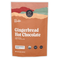 Orange Raaka pouch, Gingerbread Hot Chocolate, unroasted dark chocolate, 5 oz.