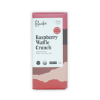 Raaka Raspberry Dark Waffle Crunch 59% front packaging