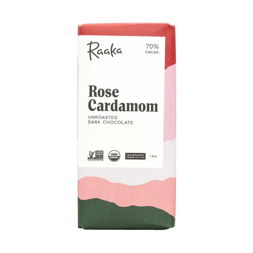 Raaka Dark Rose Cardamom 70%