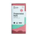 Raaka Peppermint Bark 52% cacao unroasted dark chocolate bar