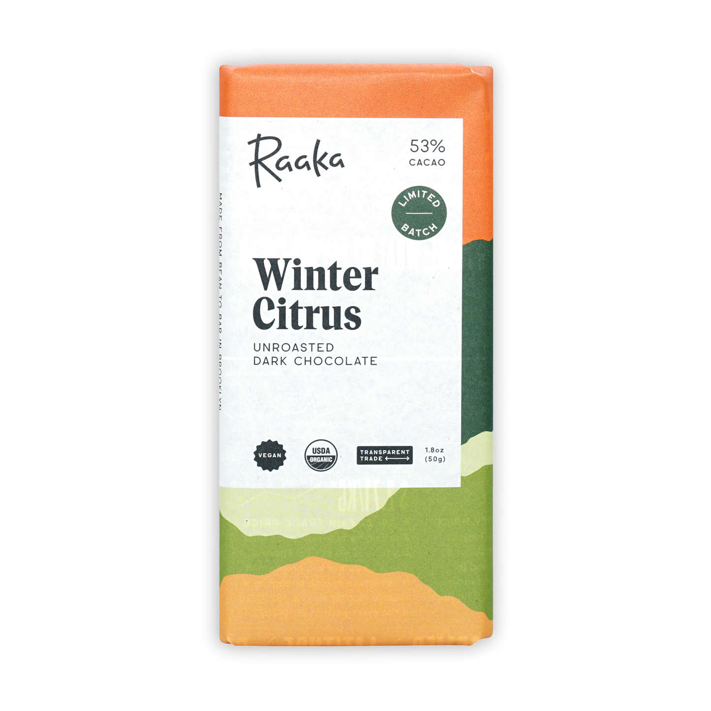 Raaka Winter Citrus Chocolate 53% (Seasonal)