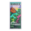 Ranger chocolate co caribbean chocolate bar with rich cocoa flavor and tropical packaging design