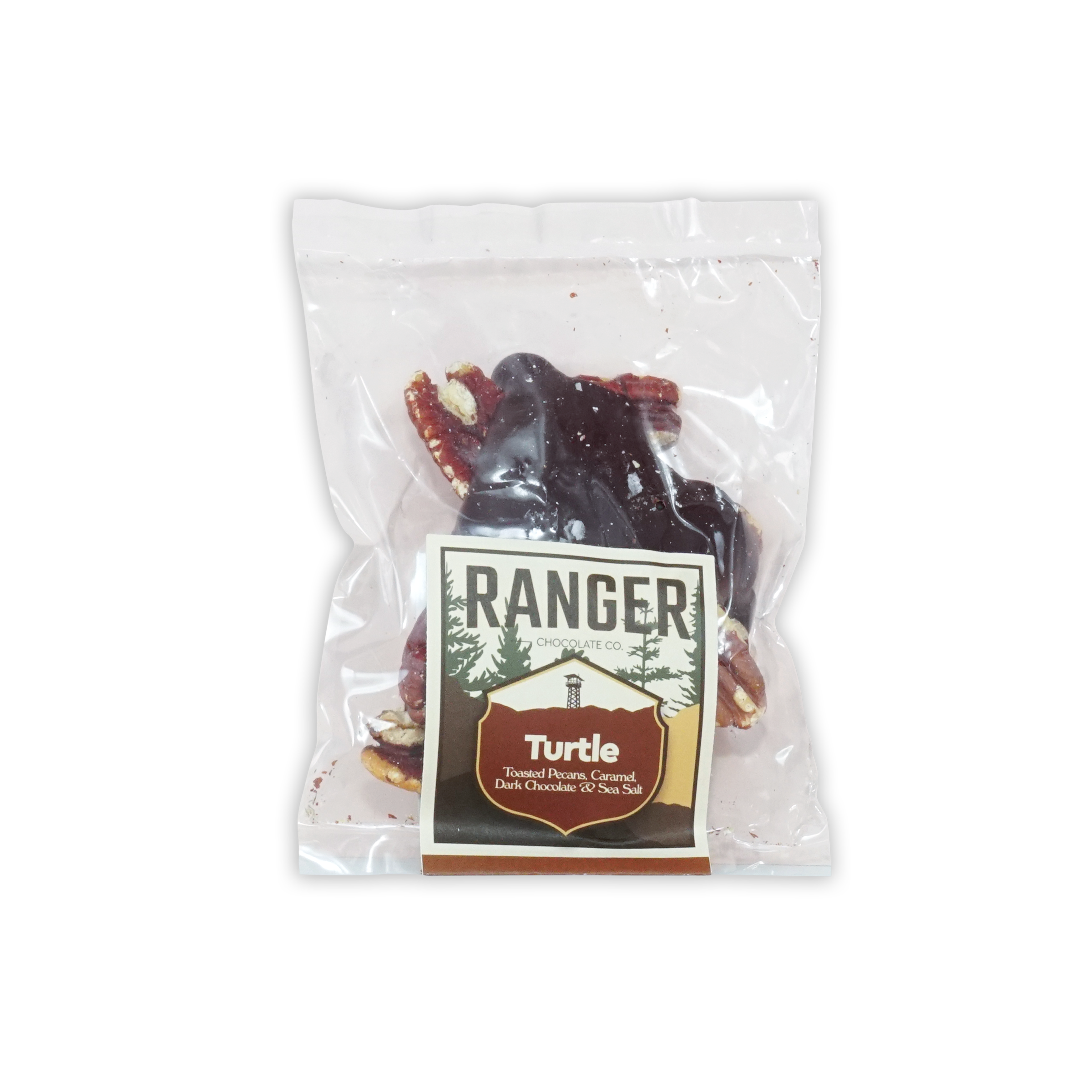 Ranger Chocolate Turtle with pecans and caramel from Ranger Chocolate Co