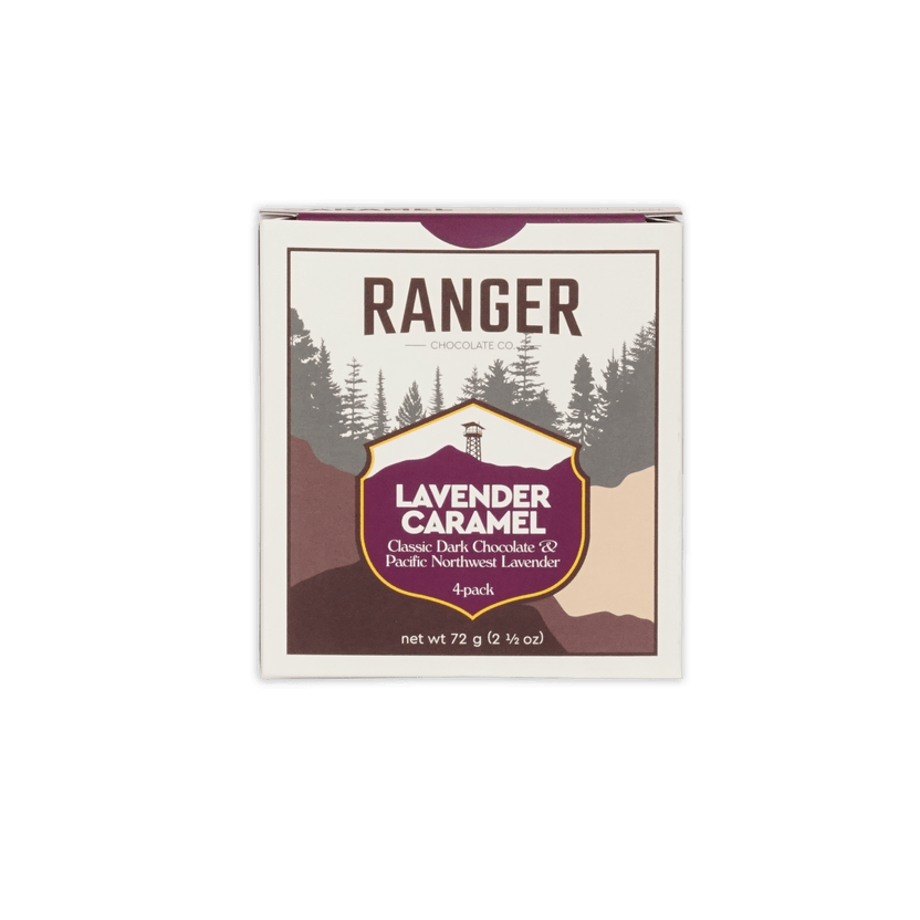 Ranger Lavender Caramels Box 4 pcs by Ranger Chocolate Co