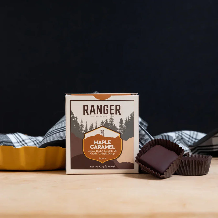 Ranger Chocolate Co. Ranger Maple Caramels Box 4 pcs