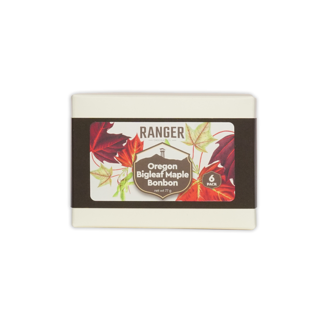Ranger Oregon Bigleaf Maple Bonbons Box 6 pcs autumn leaf design