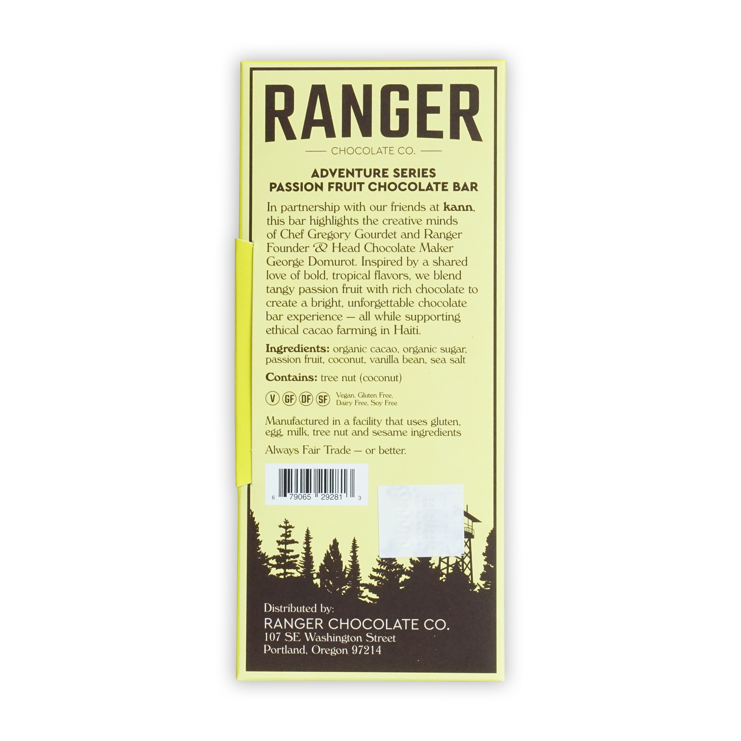 Ranger Passion Fruit Chocolate Bar by Ranger Chocolate Co