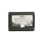 Dark brown rectangular box of ranger rosé bonbon classic dark chocolate 70 percent cacao with six pieces