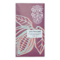 Rhyme and Reason Milk Coffee Toffee Crunch 42% purple wrapper with cocoa pod