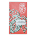 Rhyme and Reason Dark Chocolate w/ Salted Hazelnuts 72% coral wrapper