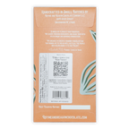 Rhyme and Reason passionfruit chocolate bar wrapper with leaves