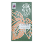 Rhyme and Reason Dark Thailand 72% matte green wrapper with cacao pod