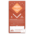 Ritual Madagascar 75% matte orange bar wrapper with geometric white crosshatch and Bejopo Estate cocoa text