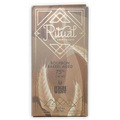 Ritual Bourbon Barrel Aged 75% brown gold foil bar with art deco wheat patterns