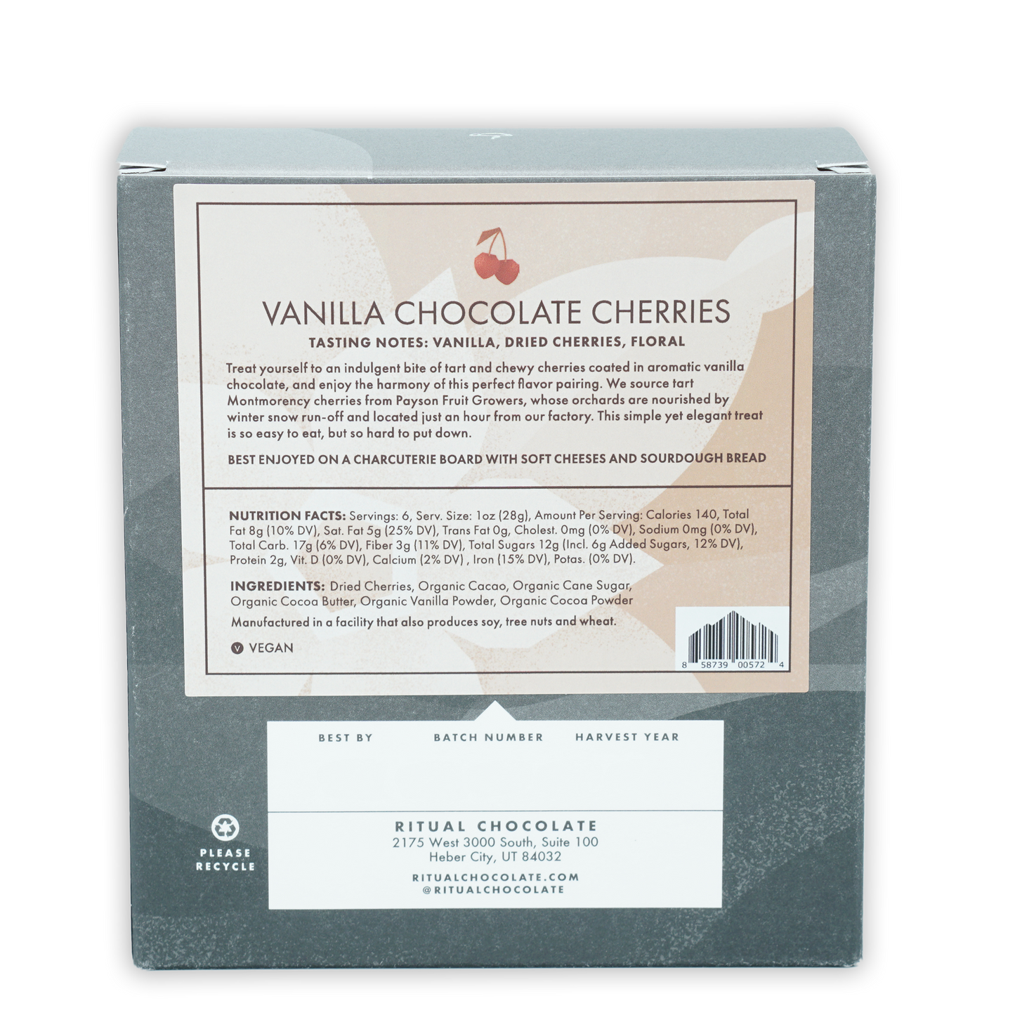 Ritual Vanilla Chocolate Cherries