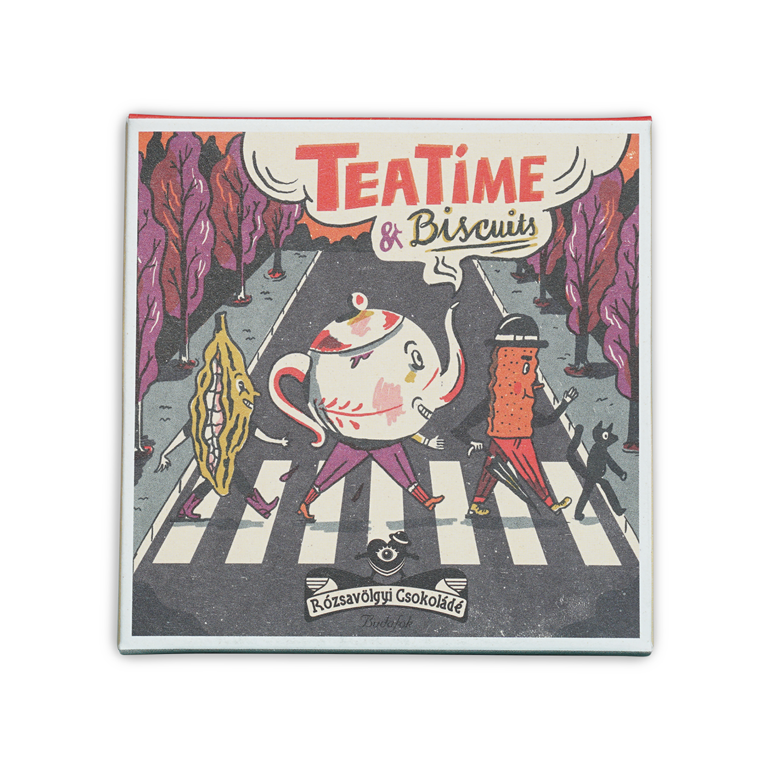 Rozsavolgyi Teatime and Biscuits White Chocolate board game box art