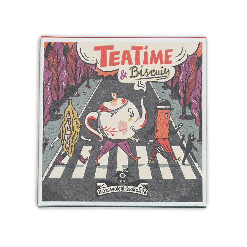 Rozsavolgyi Teatime and Biscuits White Chocolate board game box art