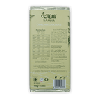 Samha Dubai Chocolate Milk Kunafa Pistachio bar in light green foil