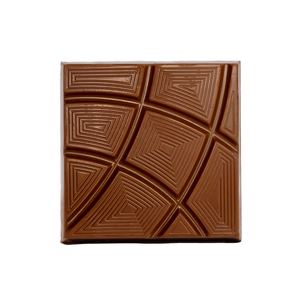 SNAAP Dubai Milk Chocolate 42% by Auro with geometric pattern