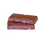 SNAAP Manila Ube Ganache Milk Chocolate 42% bar by Auro with nuts