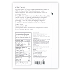 Soma Crazy 88% white rectangular chocolate bar package with black text and barcode