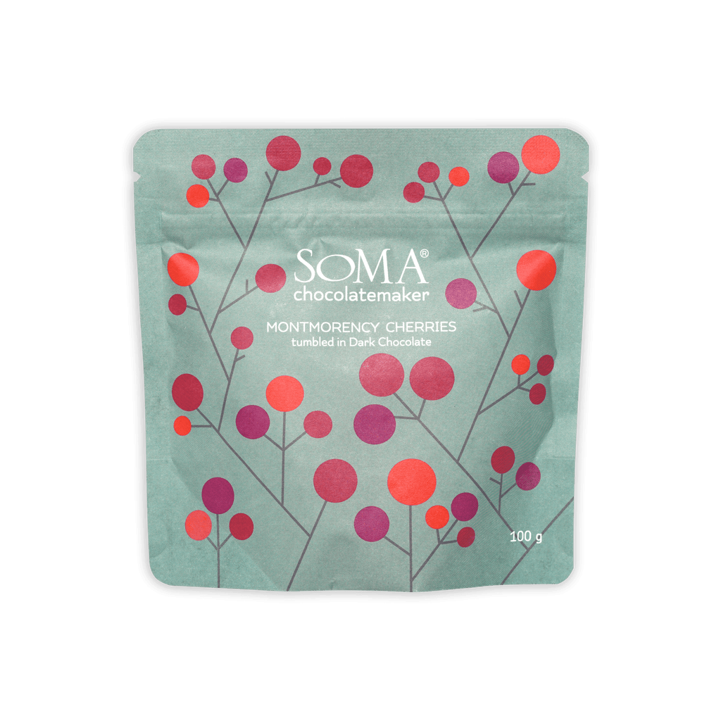 Soma Dark Chocolate Covered Montmorency Cherries 100g pouch