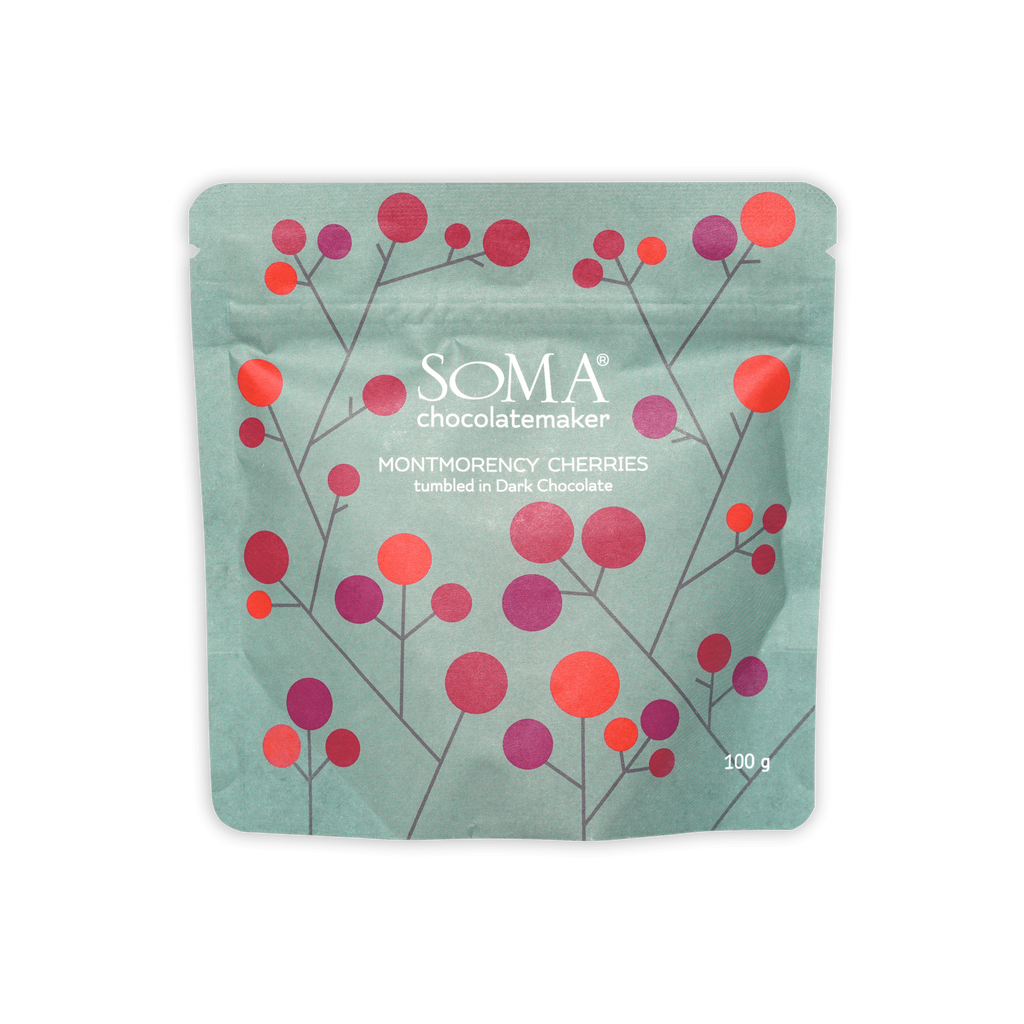 Soma Dark Chocolate Covered Montmorency Cherries 100g pouch