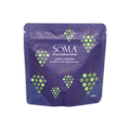 Soma milk chocolate covered green raisins purple pouch 100g