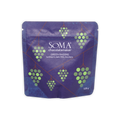Soma milk chocolate covered green raisins purple pouch 100g