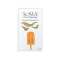 Soma Mini Orange Creamsicle Bar in white package with orange popsicle illustration