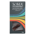 Soma Old School Dark 66% chocolate bar, 90g, sleek black package