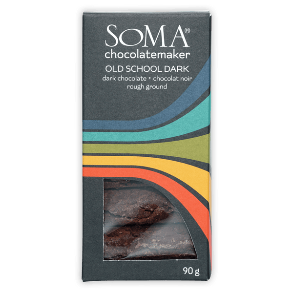 Soma Old School Dark 66% Chocolate Bar – Bar & Cocoa