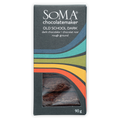 Soma Old School Dark 66% chocolate bar, 90g, sleek black package