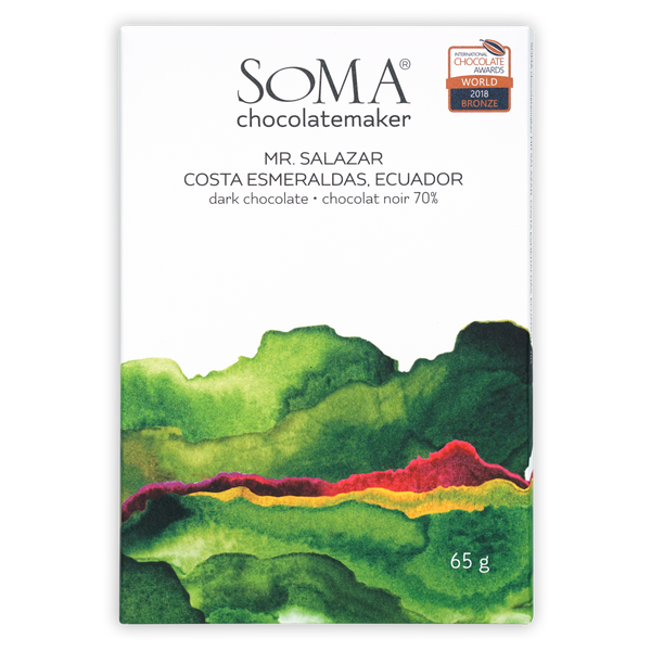 Soma Mr Salazar Costa Esmeraldas 70% Chocolate – Bar & Cocoa