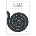 Soma salted licorice caramel milk chocolate bar, 65g